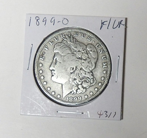 1899-O Morgan Silver Dollar F/VF New Orleans Mint Coin (121725)