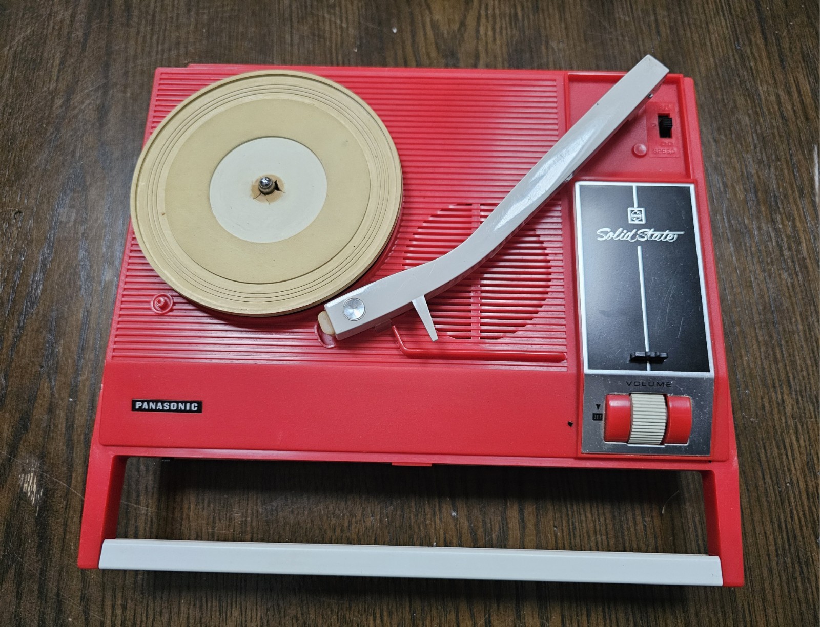 Vintage Panasonic SG-336 Portable Record Player AC Works Solid State Japan