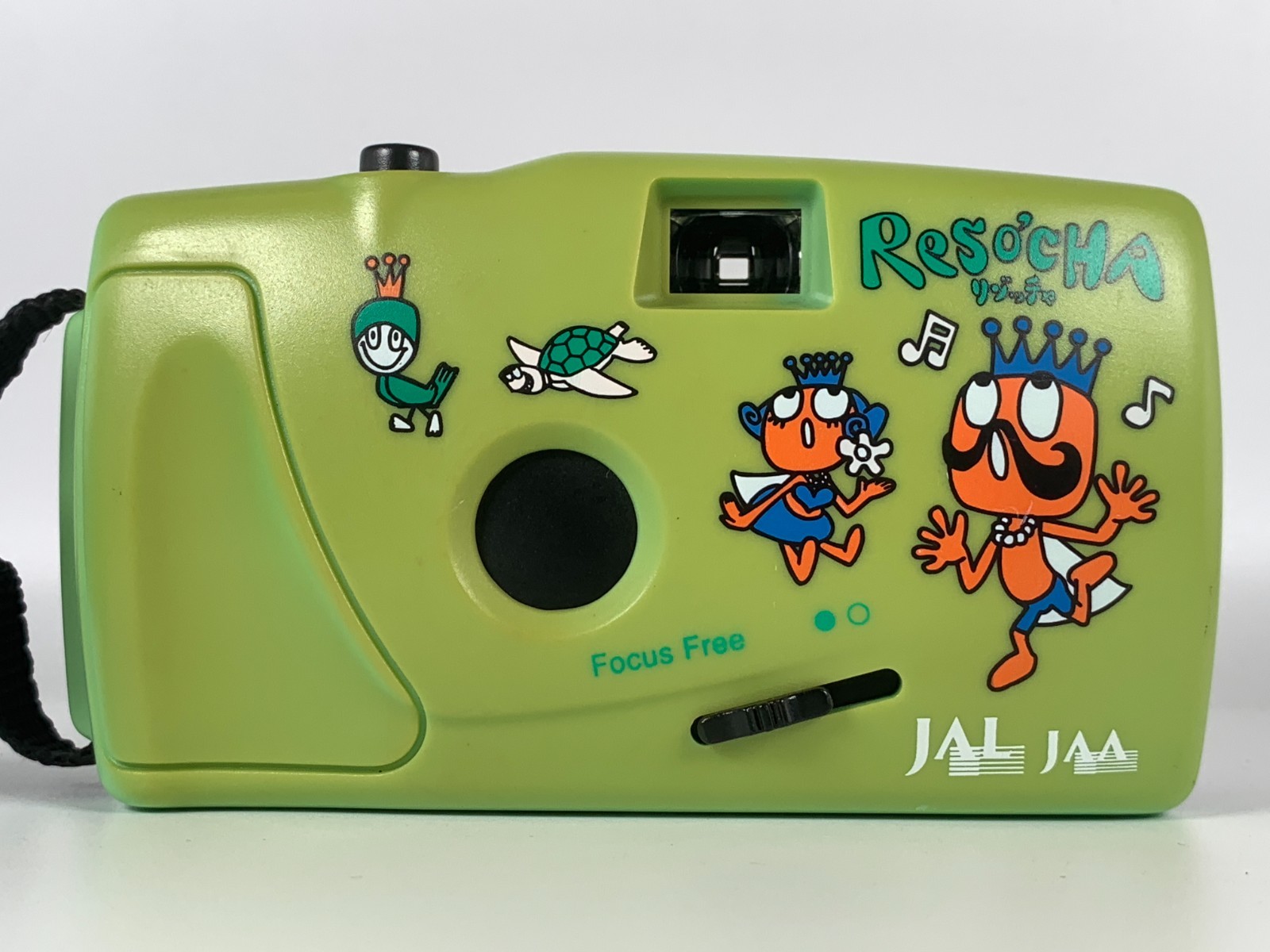 JAL JAA Resocha 35mm Film Camera Focus Free Rare Japan Airline Cute From Japan