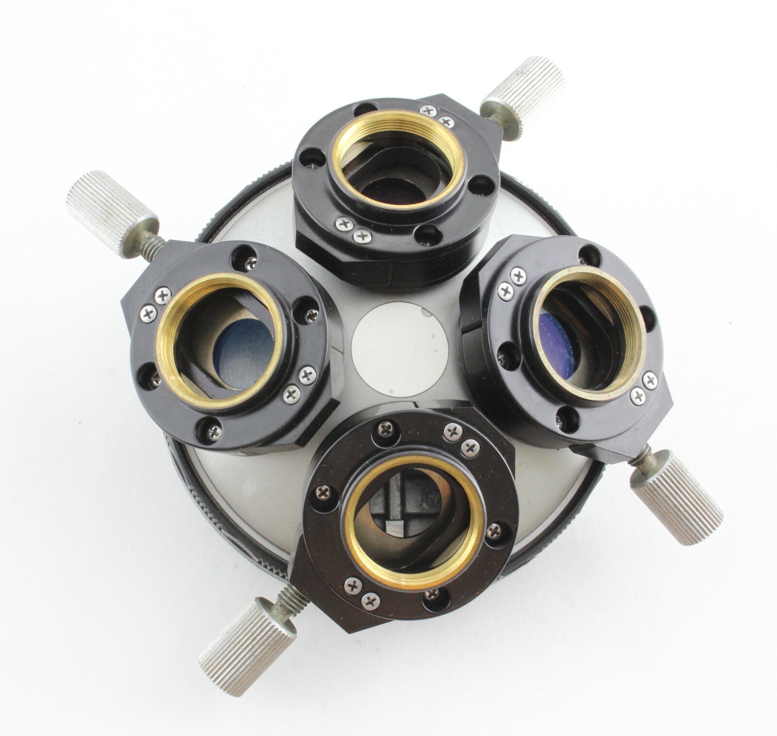 Nikon Optiphot M Plan DIC 4 Objective Nosepiece Turret Microscope