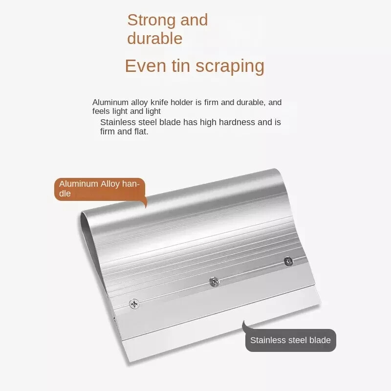 Stainless Steel Paste Squeegee Scraping Board Scraper for Tin Solder 10-30cm
