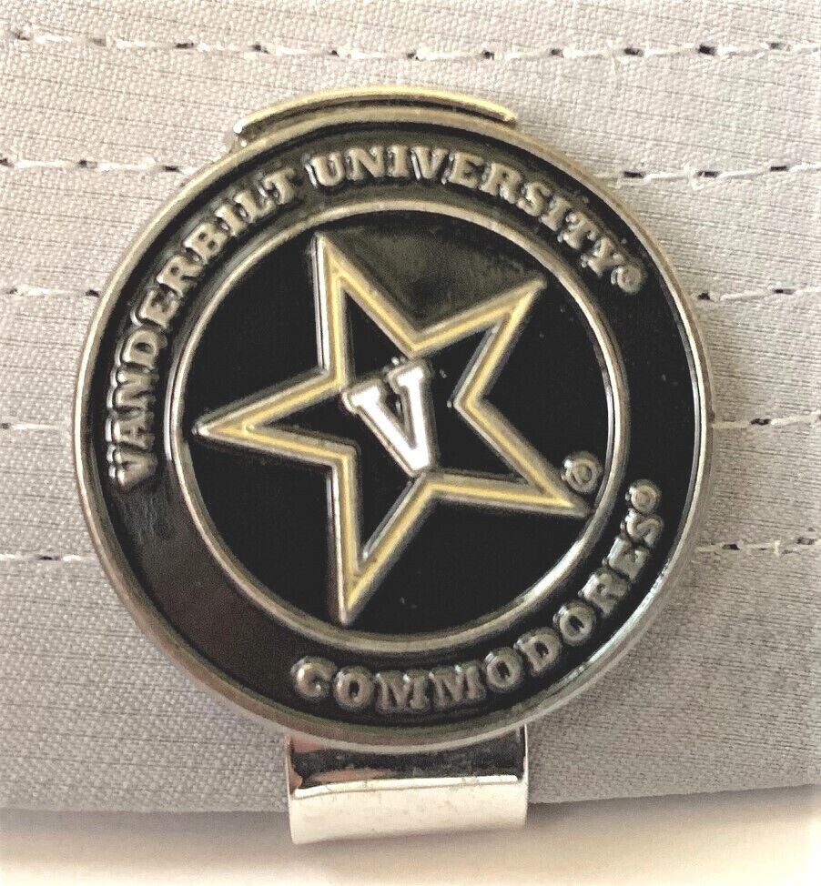 New Vanderbilt University Ball Marker with Magnetic Hat Clip