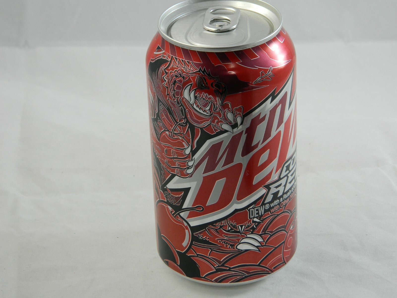 Mountain Dew Code Red & Zero Sugar Art Label Full 12 Oz Can 2022 New MTN 2 Pack