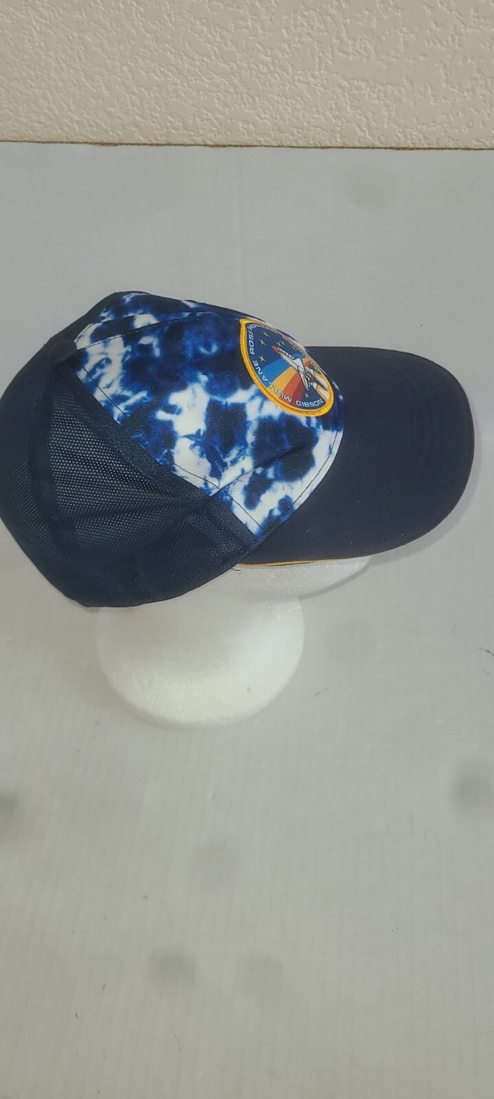 Nasa Youth Hat Adjustable Snapback Blue Mesh Trucker