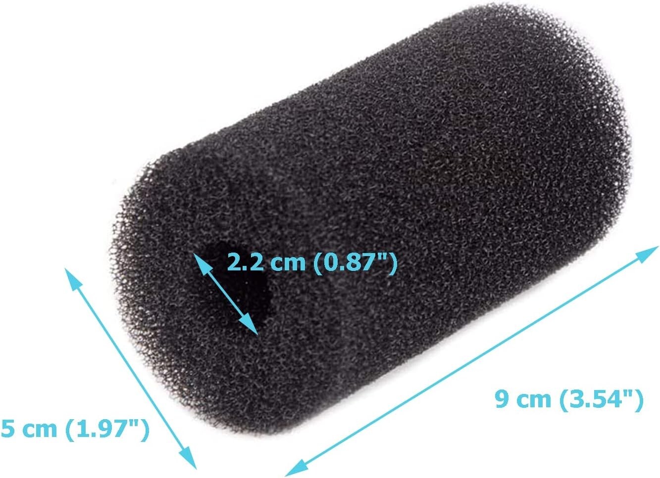 Pre-Filter Foam Sponge Roll Aquarium Filter Intake Cover for Fish Tank, 4 Pack