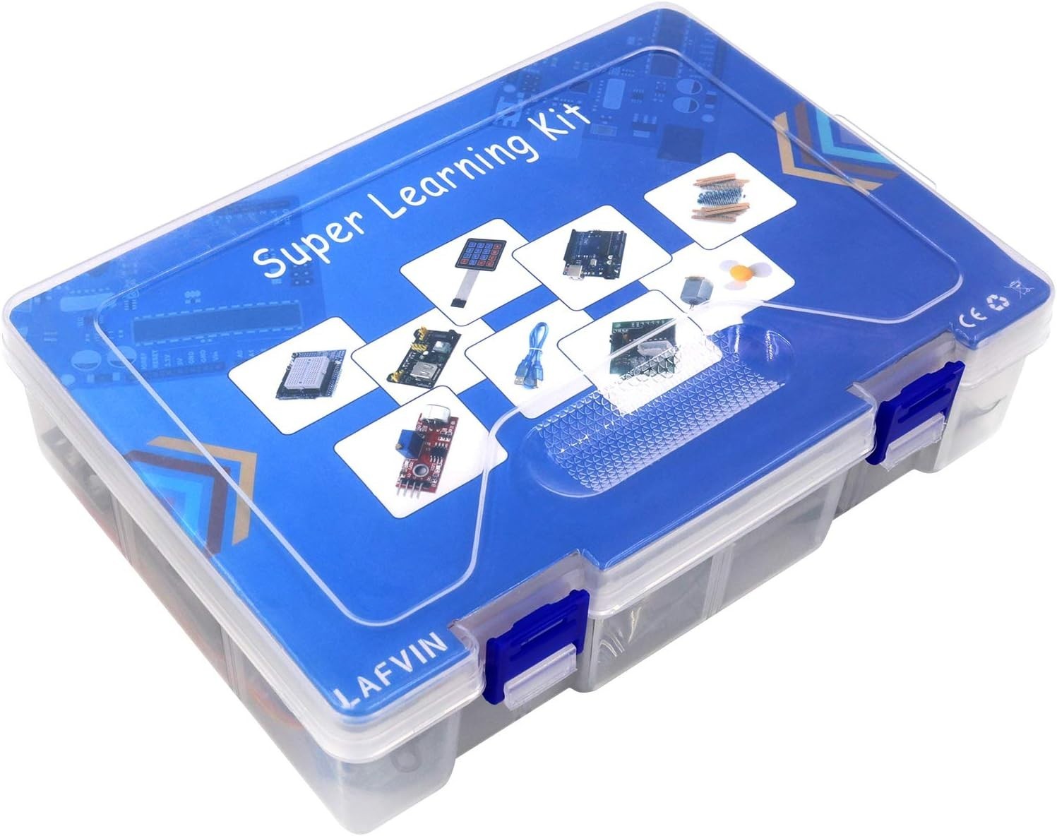 Electronics Starter Kit with Tutorial for Arduino-Compatible Devices and Sensors