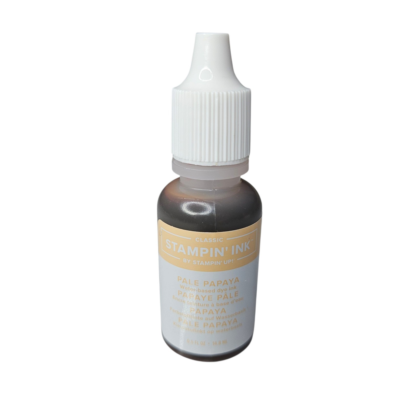 Stampin Up Pale Papaya Classic Stampin Ink Refill New!  Retired Reinker!