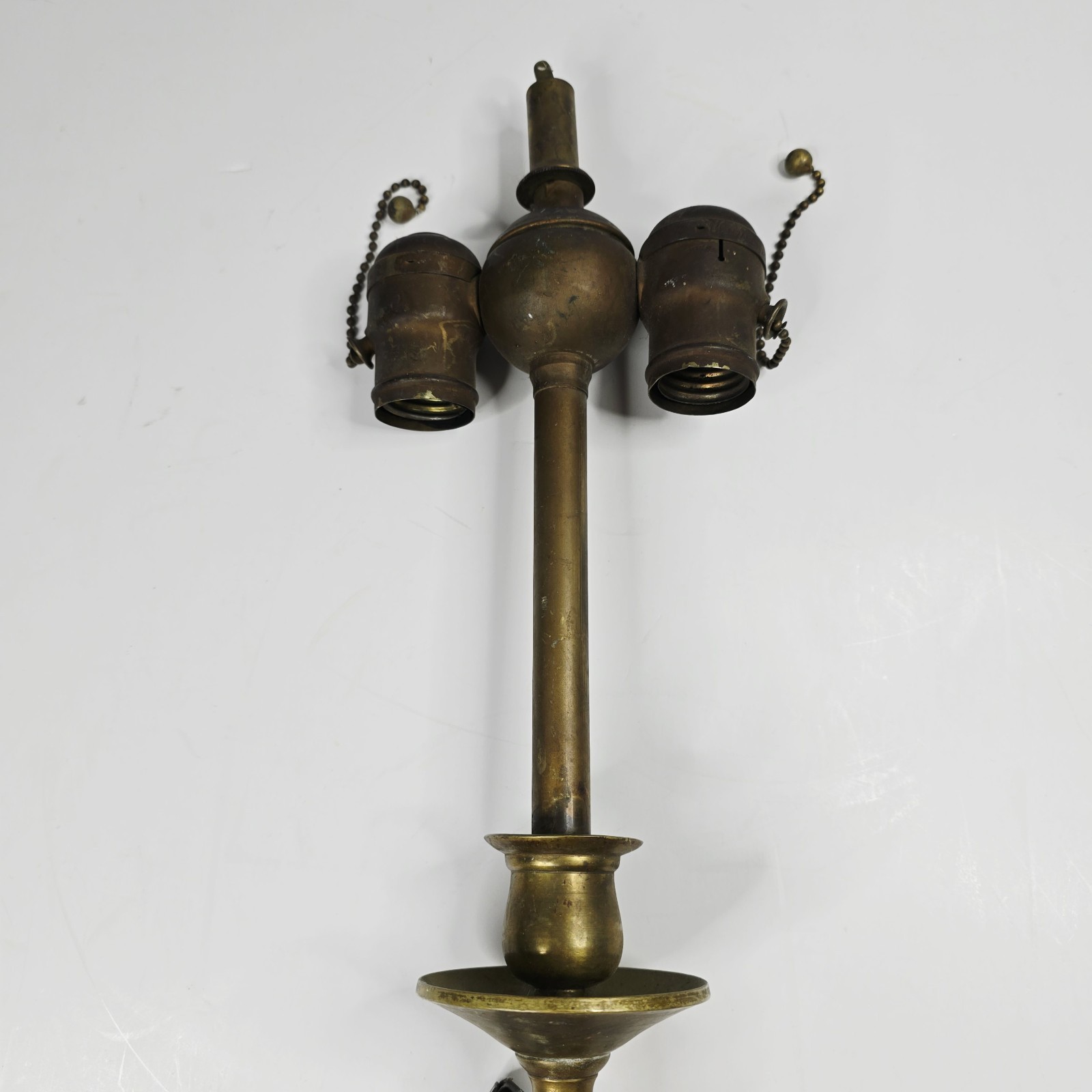 Lamp Parts: Benjamin Double Socket Pull Chain Cluster Switch for Lamp Base
