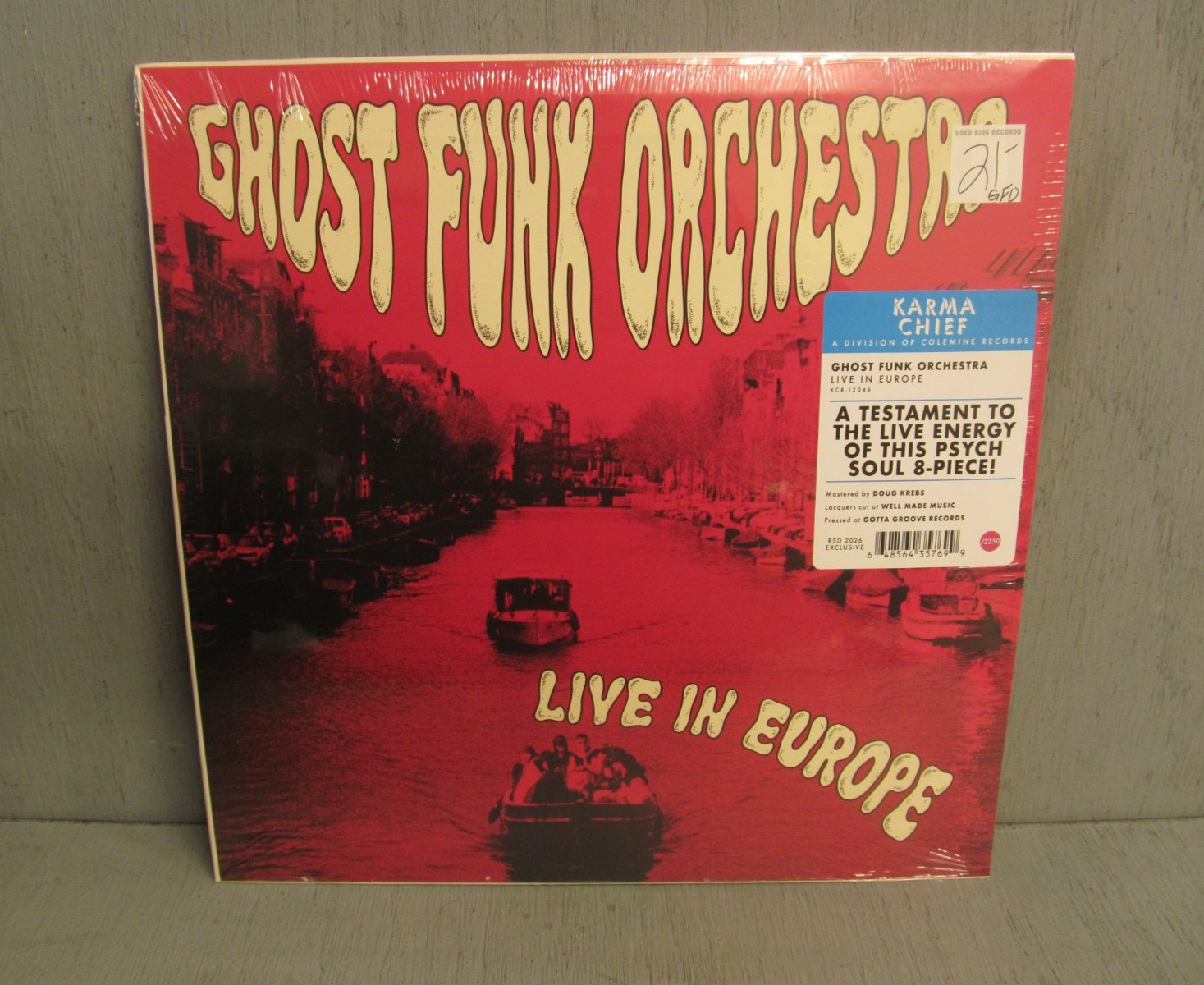 GHOST FUNK ORCHESTRA Live In Europe RSD 2026 LP sealed VINYL Record NEW