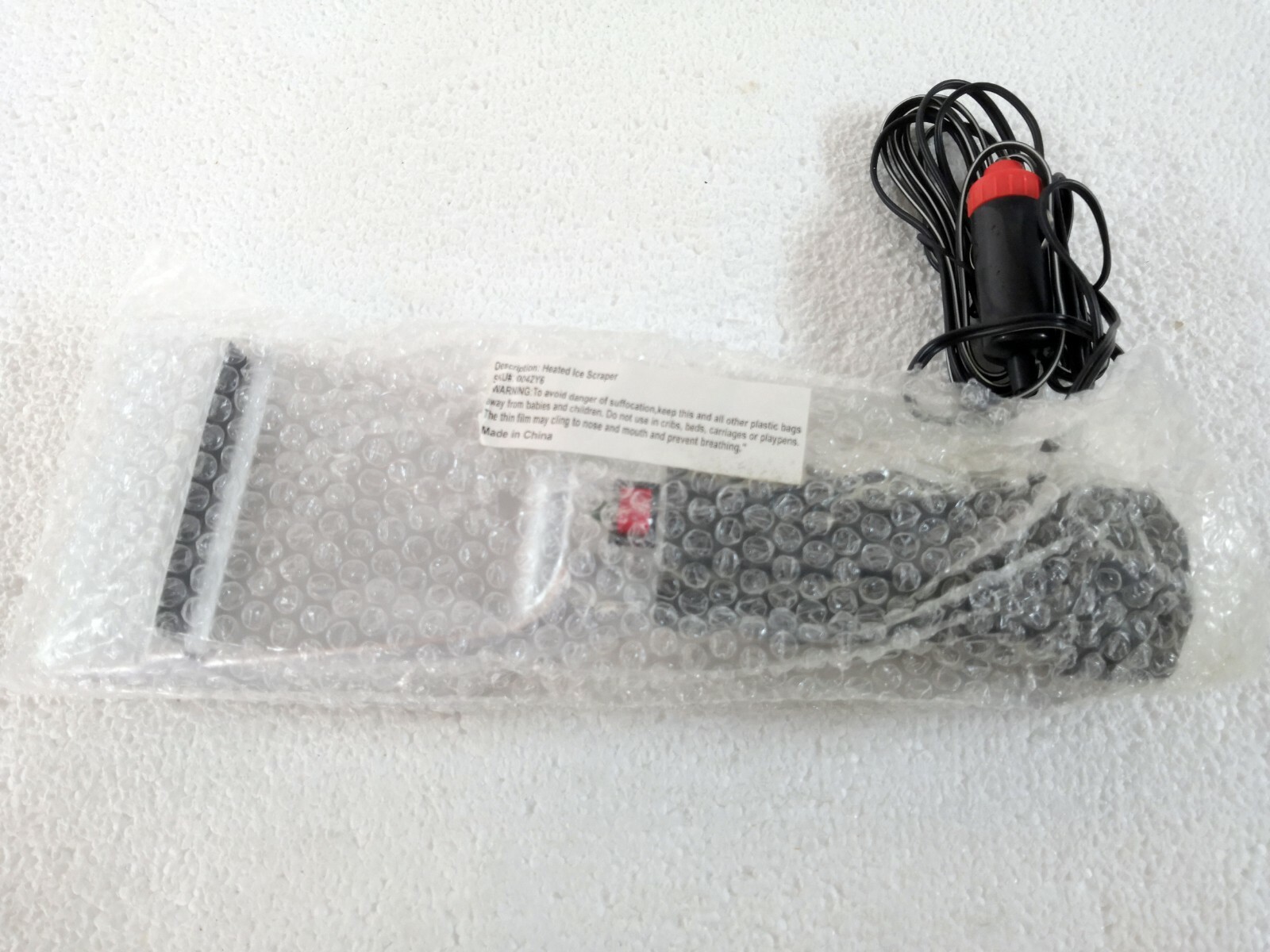 Heated Auto Electric Windshield Ice & Snow Scraper 12V