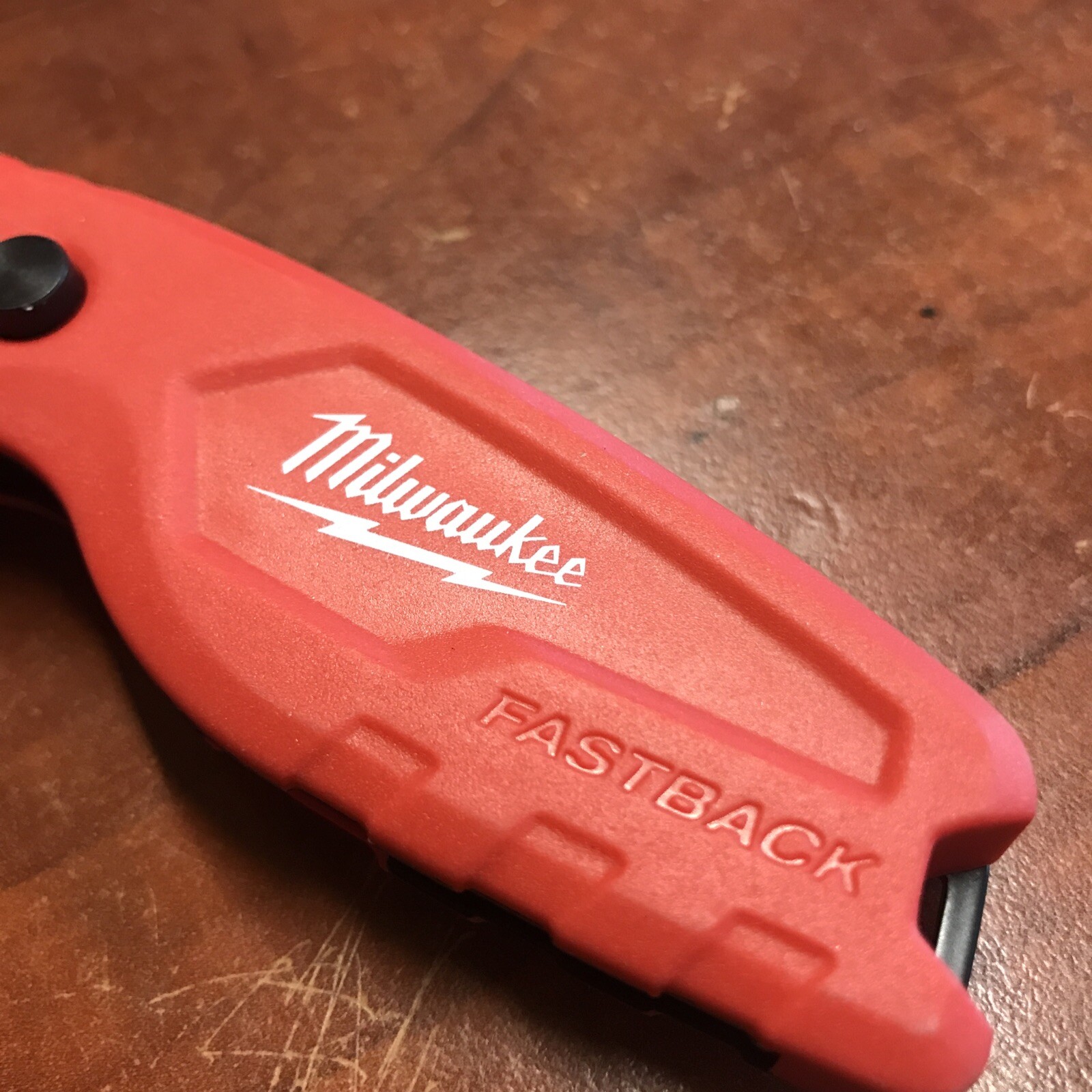 1x Milwaukee 48-22-1500 Fastback Compact Folding Utility Knife Open Pack