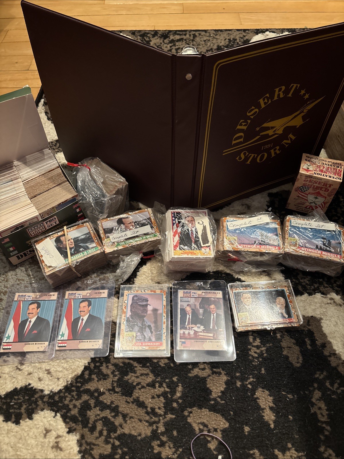 Desert Storm Card Collection Bundle - completed collection, sealed box