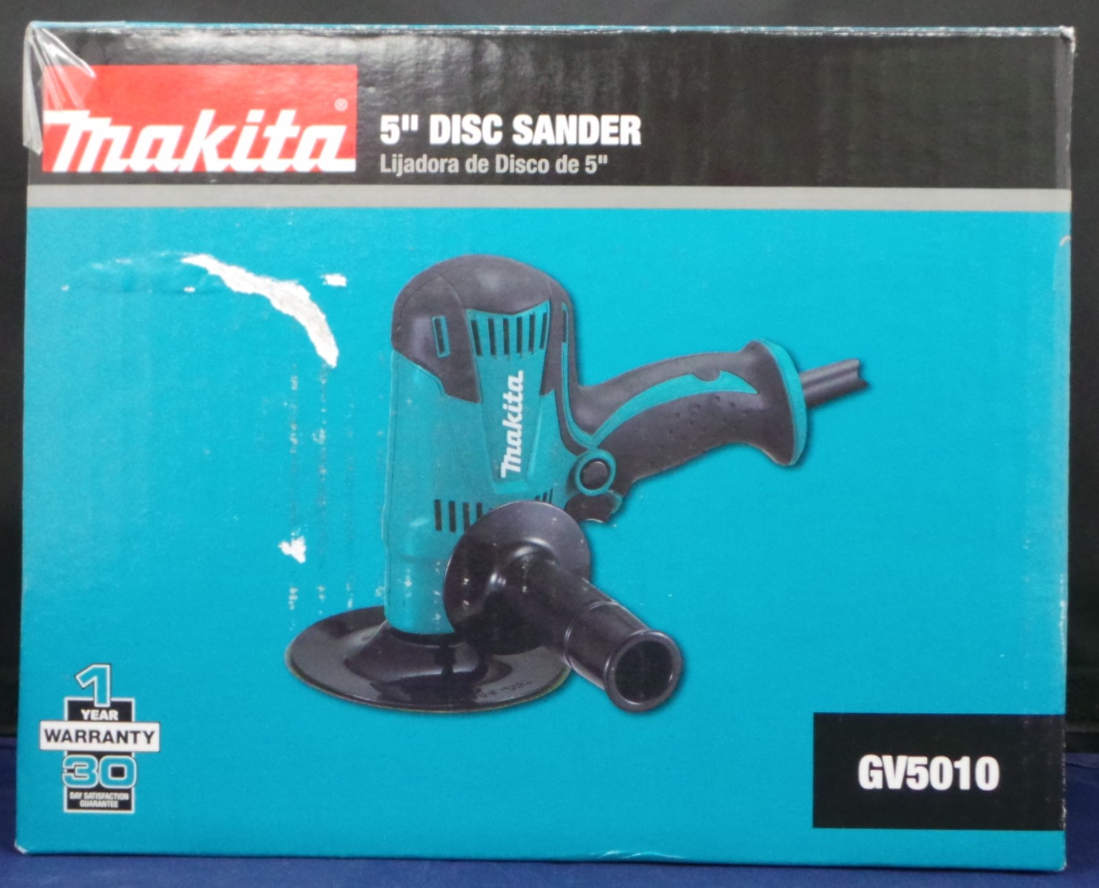 Makita GV5010 5-Inch 3.9 Amp 4,500 Rpm Double Insulated Corded Disc Sander NEW