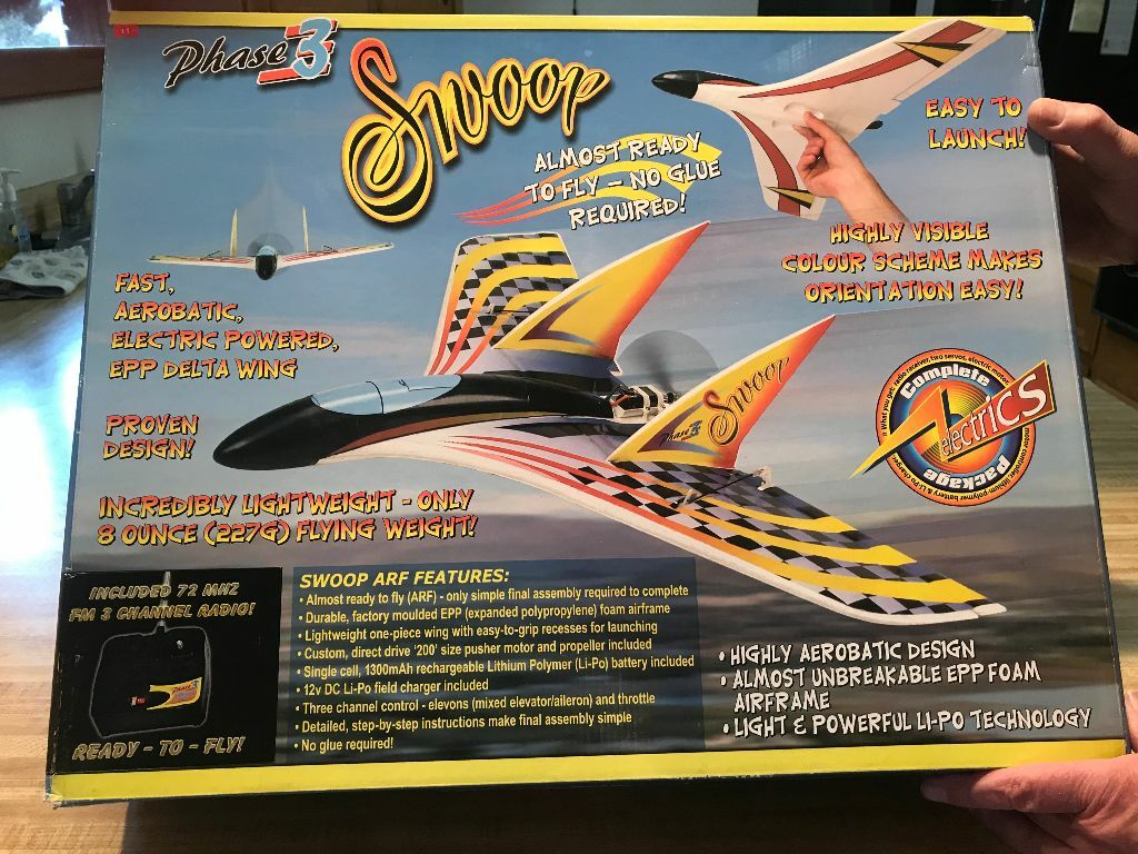 Global Hobbies Phase-3 Swoop UMX Size F-27 Stryker Look RC Airplane - RTF Ver.