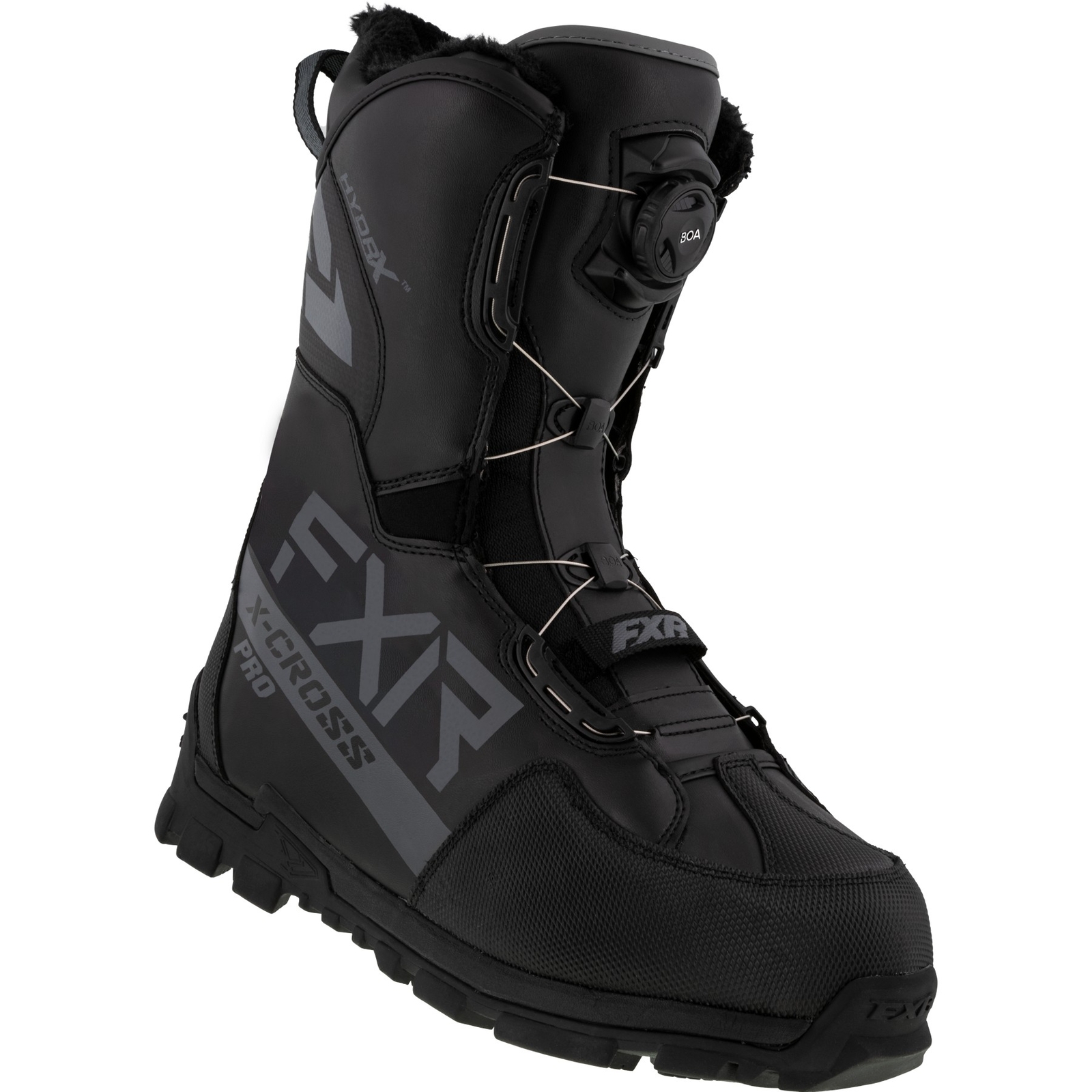 FXR X-Cross Pro BOA Snowmobile Boots Black Ops Size 7M/ 9W