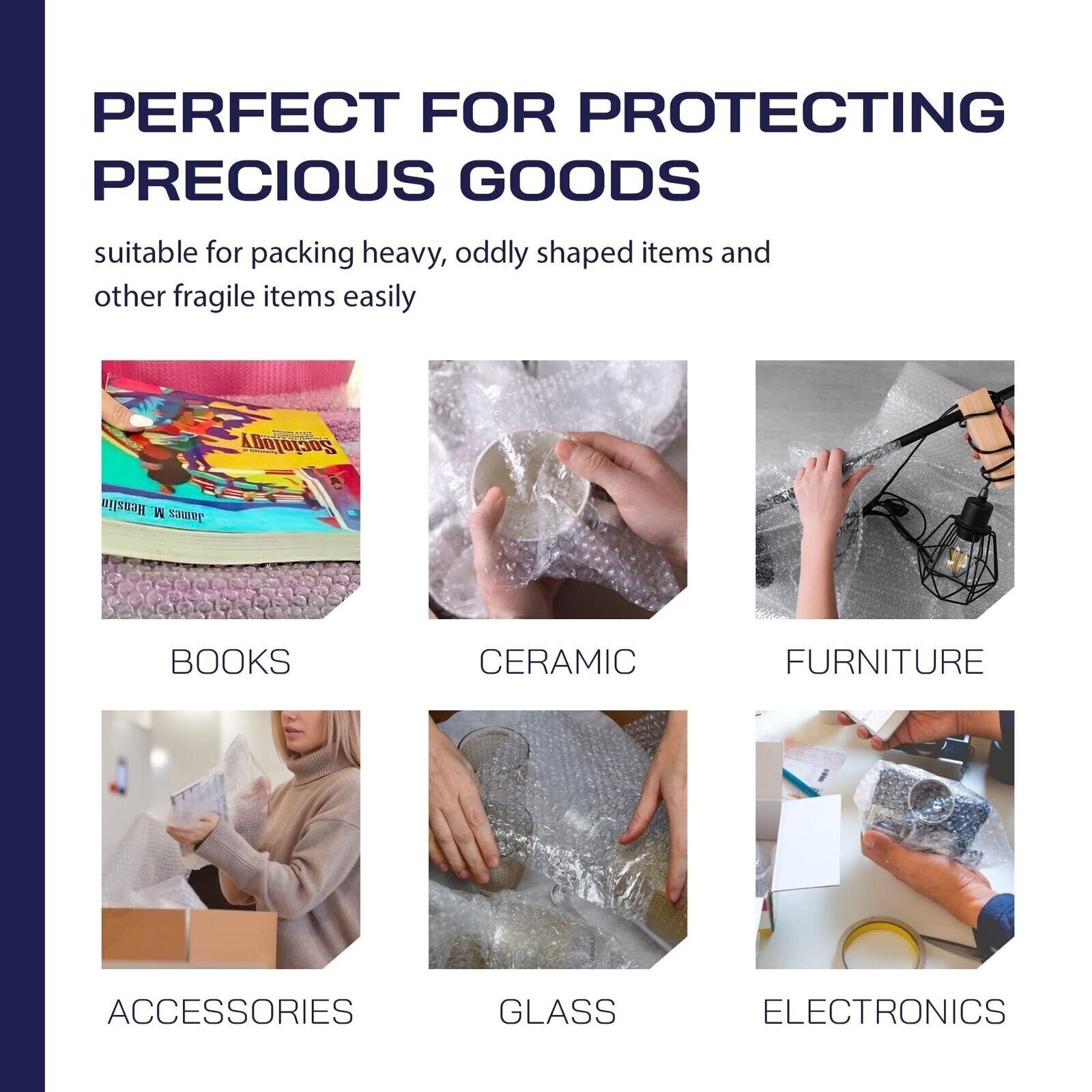 Protective Bubble Roll - 450FTx12IN Clear