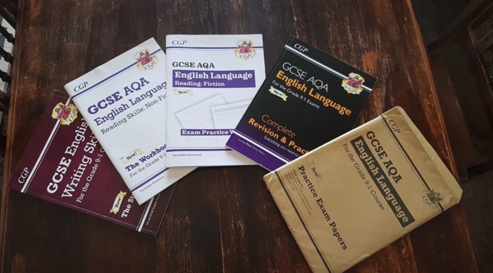 AQA GCSE English Language CGP bundle- study guide, exam practice, revision pract