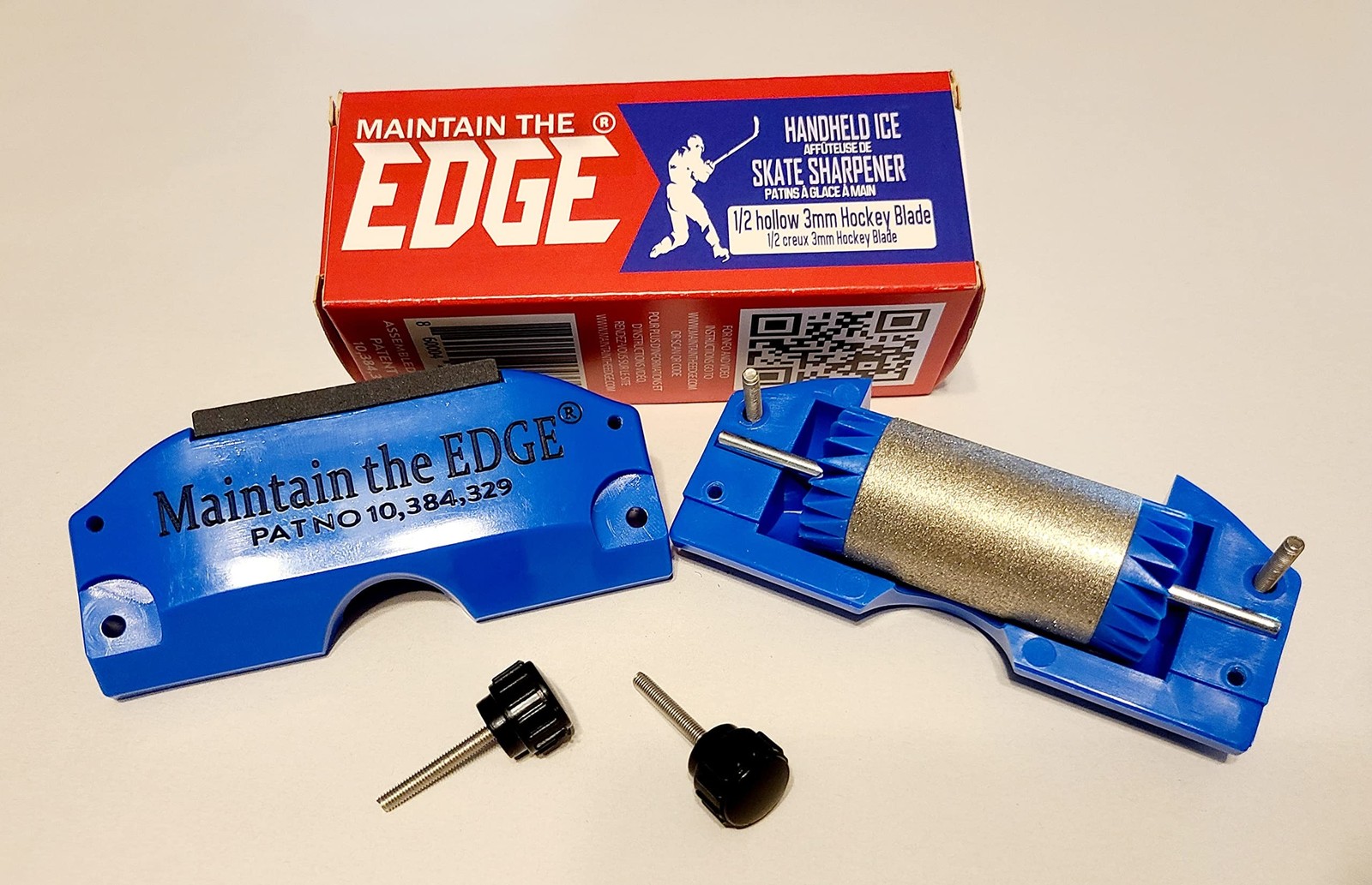 Handheld Hockey Ice Skate Sharpener (1/2" Radius of Hollow)