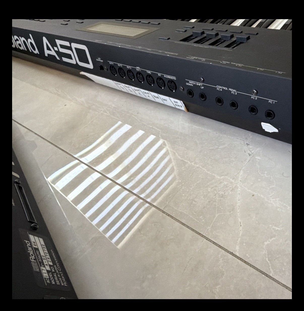 TWO Roland A-50 76-Key Weighted MIDI Keyboard Controller, excellent condition