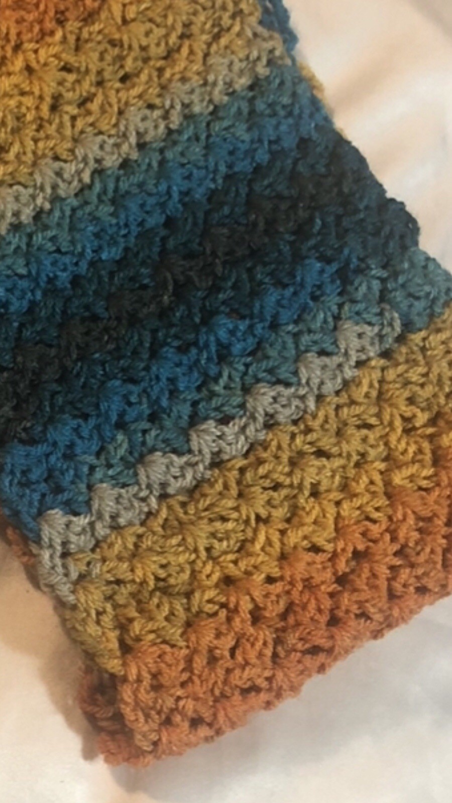 Painted Desert Crocheted Scarf