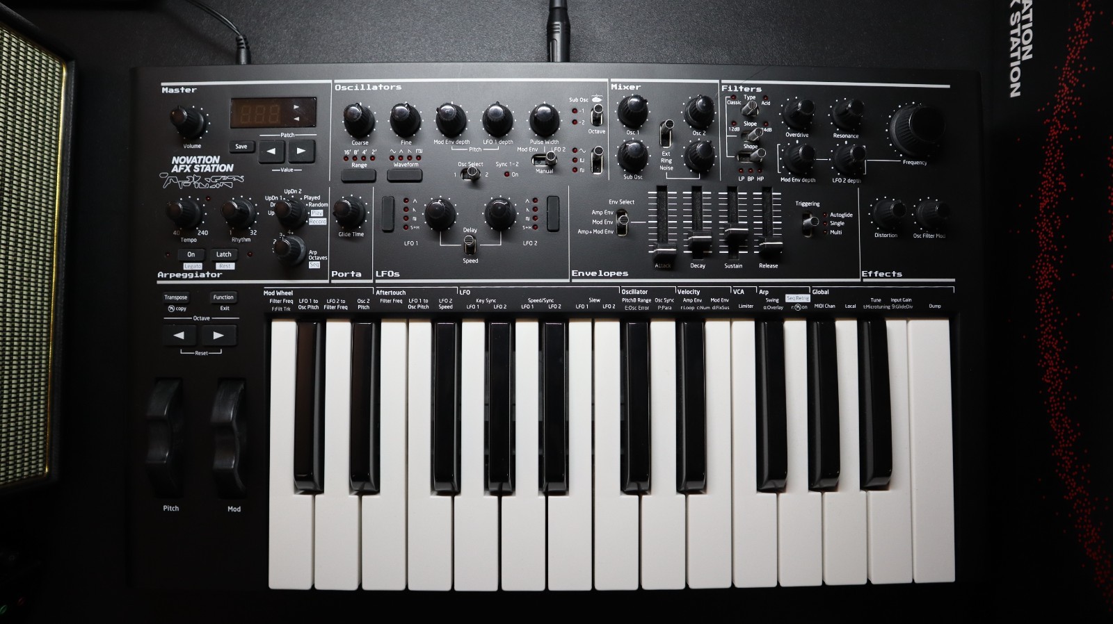 Novation AFX Station Limited Edition (Aphex Twin Bass Station II)