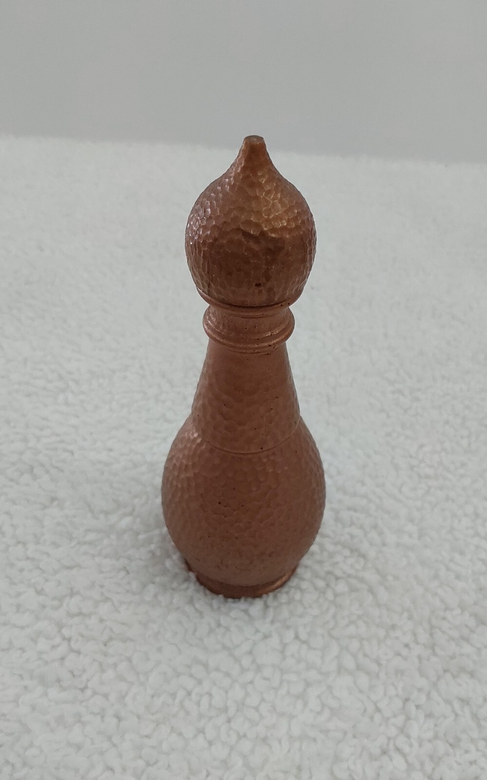 Mini Liquor Empty Bottle Copper Brown Souvenir Collectibles