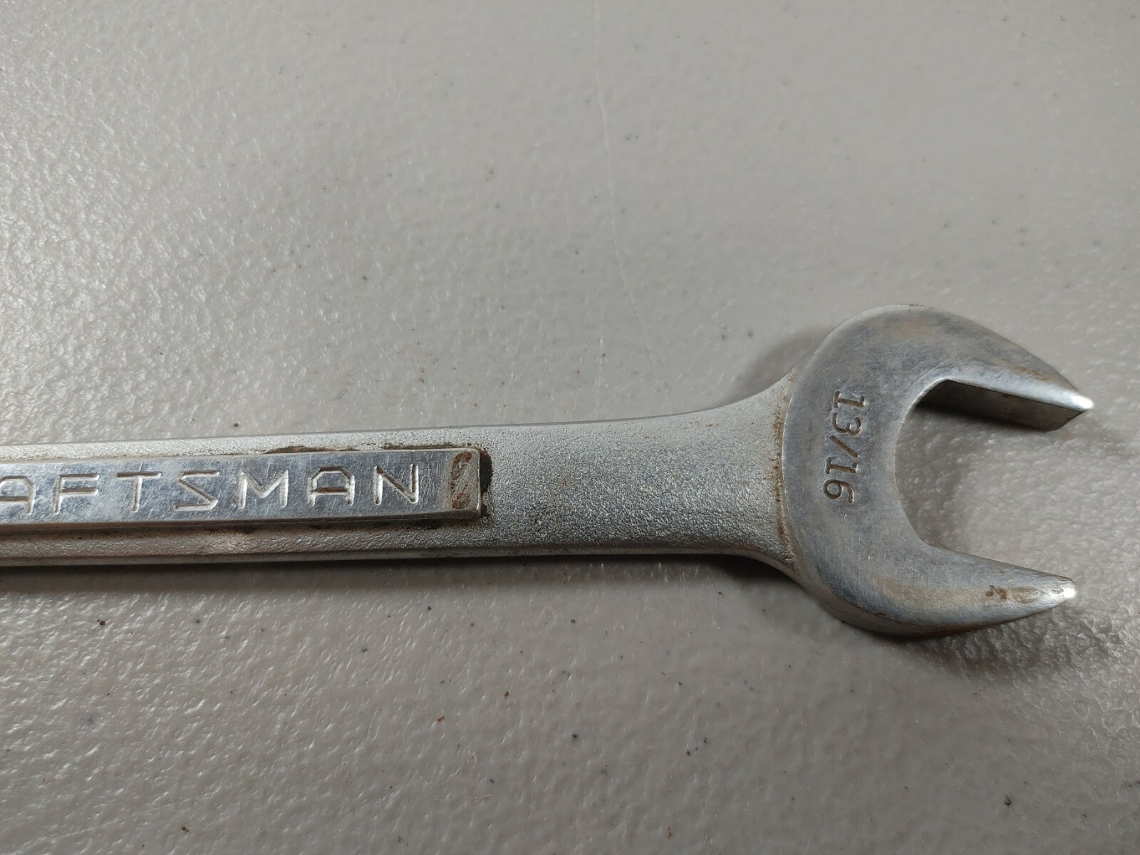 Craftsman Open End Wrench, =V= series, sizes 25/32 X 13/16”, 44583 USA