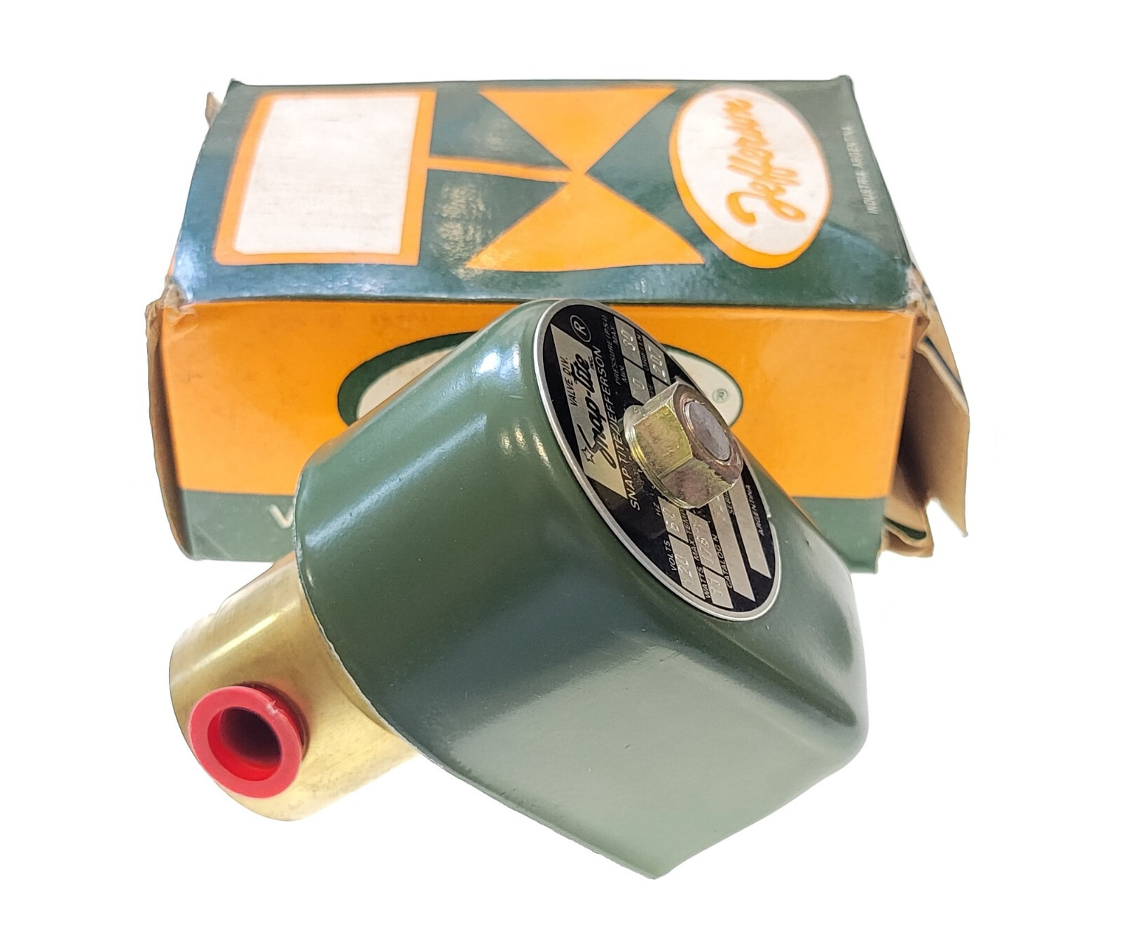 Snap-Tite Jefferson 6227 BA27 Green Top Solenoid Valve 120V AC 60Hz 1/4" F NPT