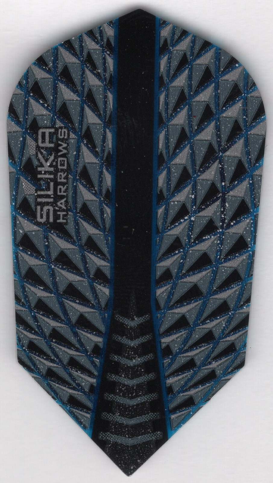 Blue SILIKA HARROWS Slim Dart Flights: 3 per set