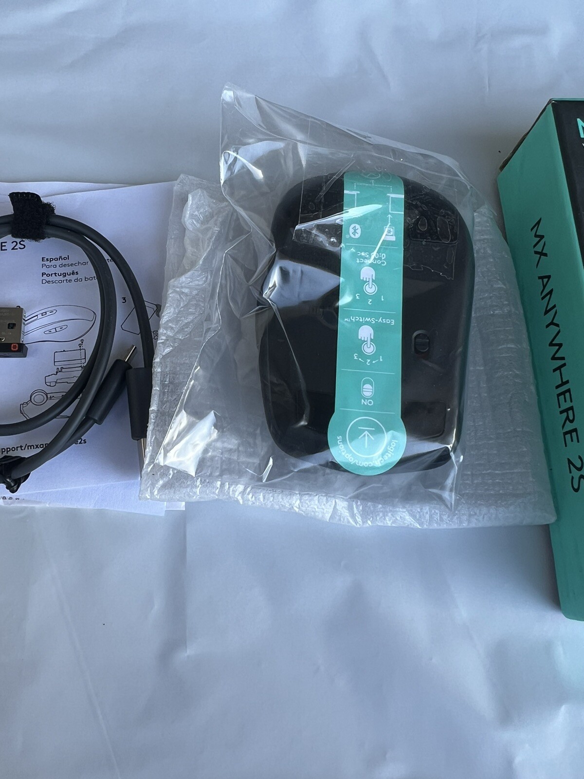 New Logitech MX Anywhere 2S 910-005748 Wireless Laser Mouse USB 4000 dpi