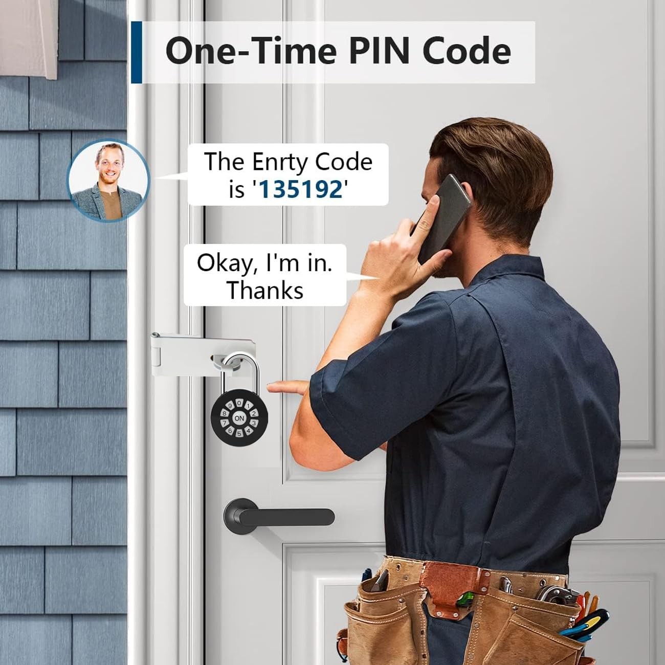 GreatYYT PW-16 Smart Padlock Bluetooth PIN Code Black