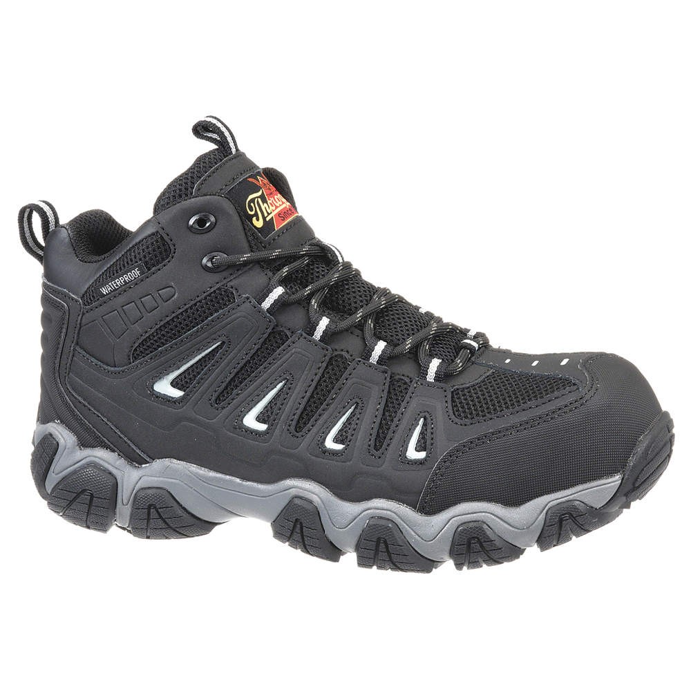 THOROGOOD SHOES 804-6292100M Hiker Boot,M,10,Black,PR 418G28