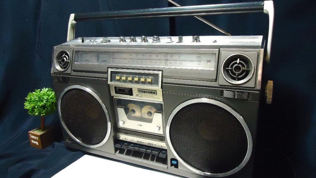 Toshiba RT-8900S Boombox Radio Cassette BOMBEAT FM AM Japan |NO DUTY