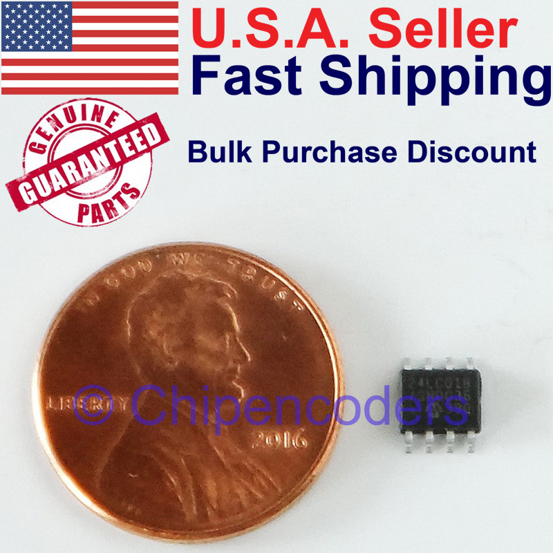 1/5/10Pcs 24LC01B-I/SN  1 kbit 2-Wire I2C™ Serial EEPROM Microchip SOIC 2.5-5.5V
