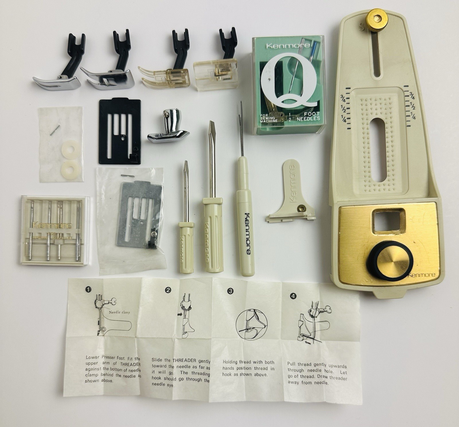 Vintage Kenmore Sewing Machine Parts -  Lot Of ( 15 ) Pieces