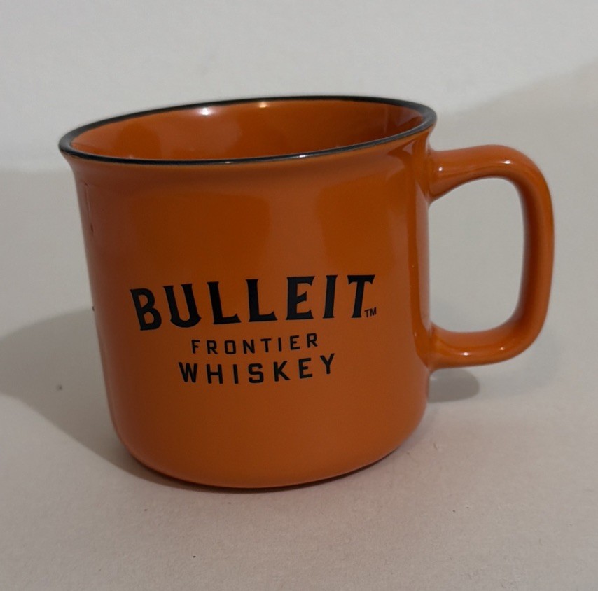 Bulleit Frontier Whiskey Mug Orange Free Shipping