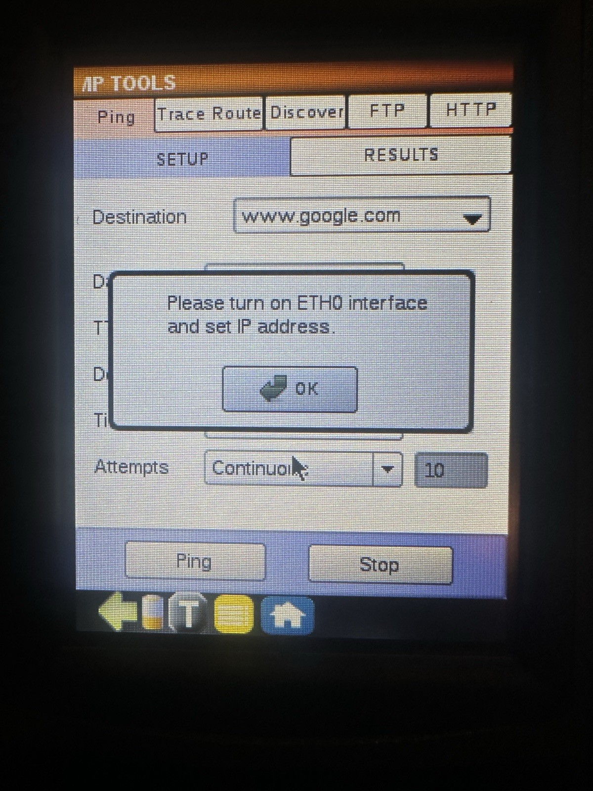NetProbe 2000 Telecom & IP Network Analyzer w/ Case, Charger, And CD Manual BERT