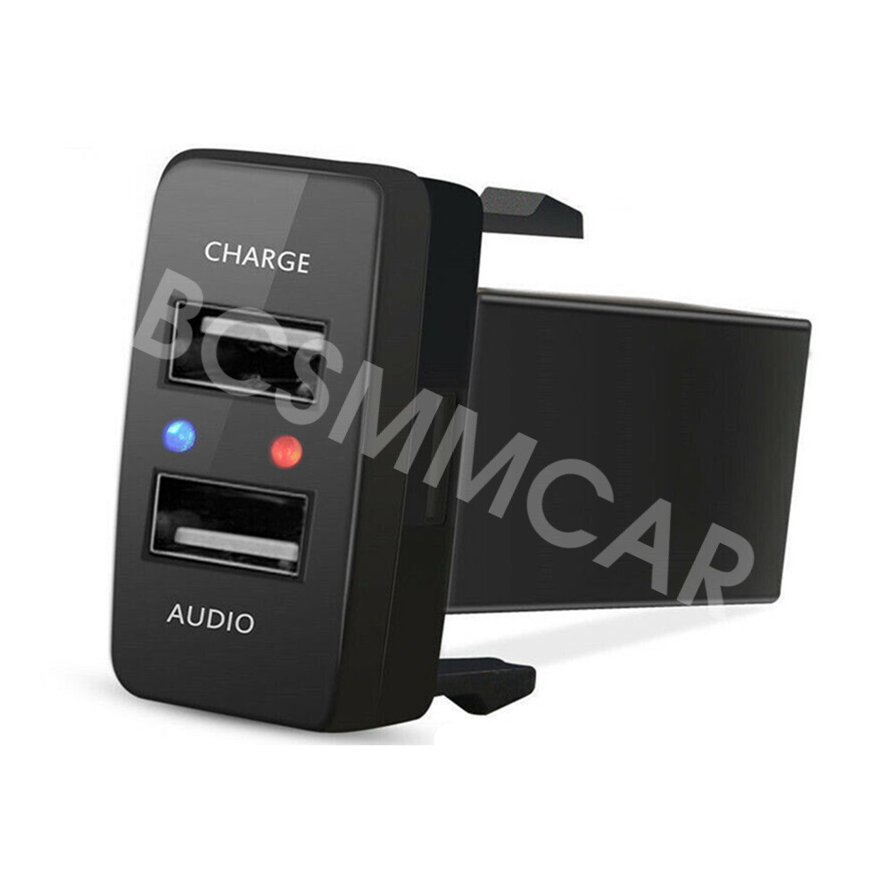 Phone Charger Socket USB Charging Power Adapter Fit For Toyota Hilux 2005-2014