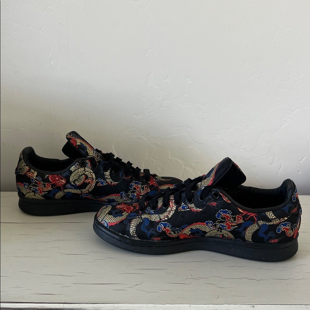 Adidas Stan Smith Dragon Boat Festival Sneakers Black Men's Size 6