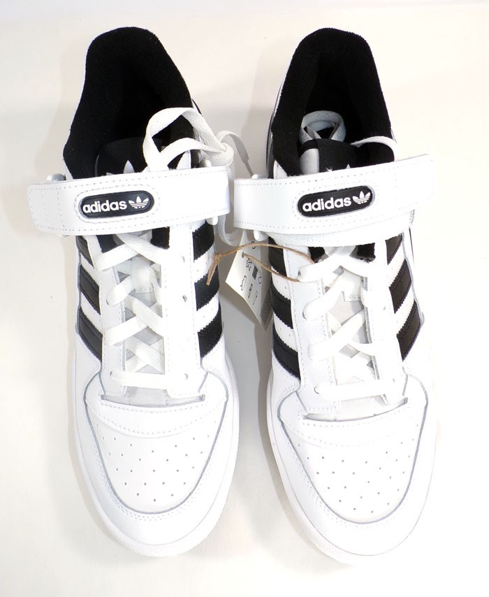 adidas Forum Low Originals White/Black Men's Sneakers Size 9.5 NIB #FY7757