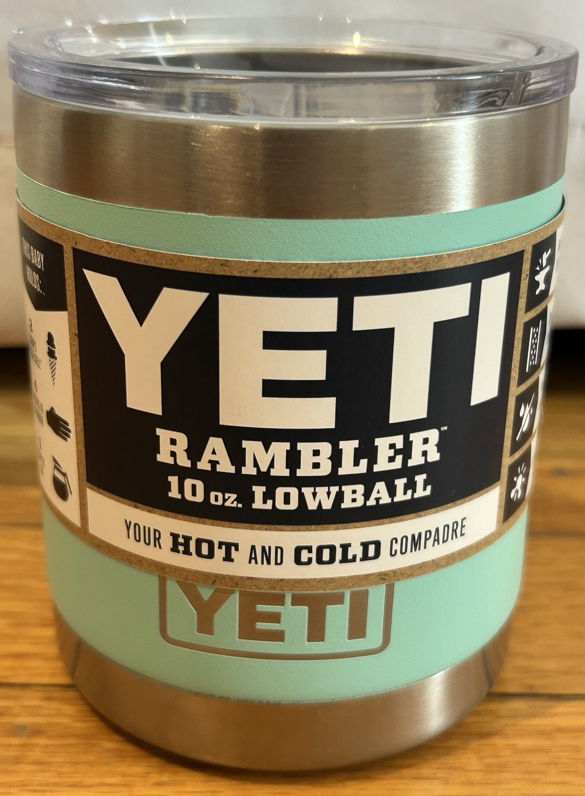 NWT Yeti 10 oz Lowball Rambler in Teal
