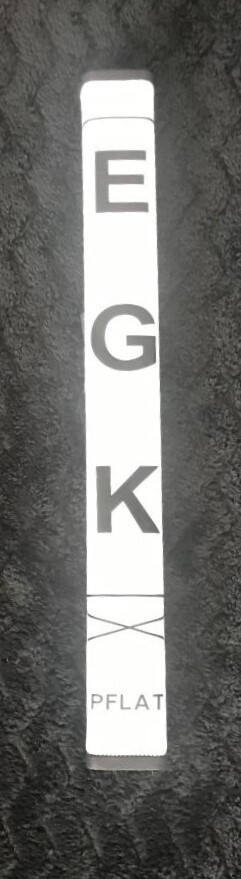EGK PFLAT 1.0 WHITE FLAT FRONT NON-TAPER GOLF PUTTER GRIP