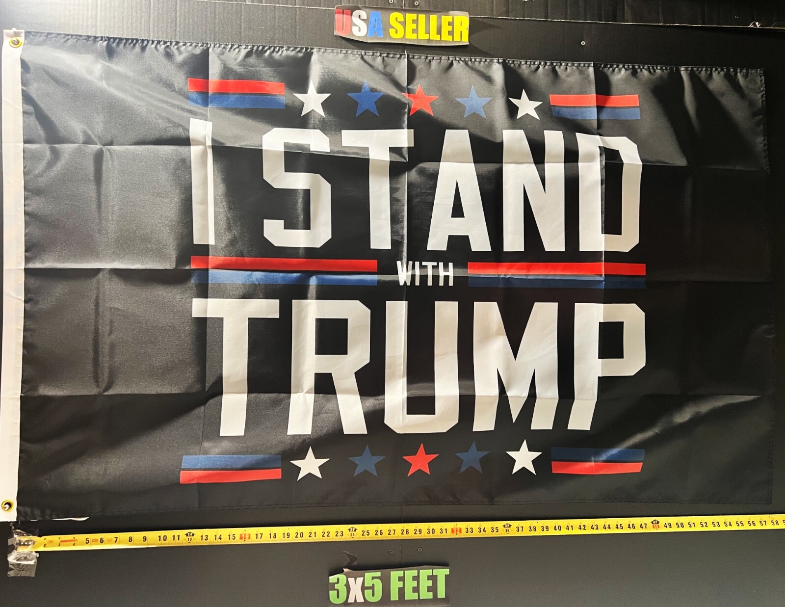 Donald Trump Flag FREE USA SHIP Stand Trump America Vivek Desantis USA Sign 3x5'