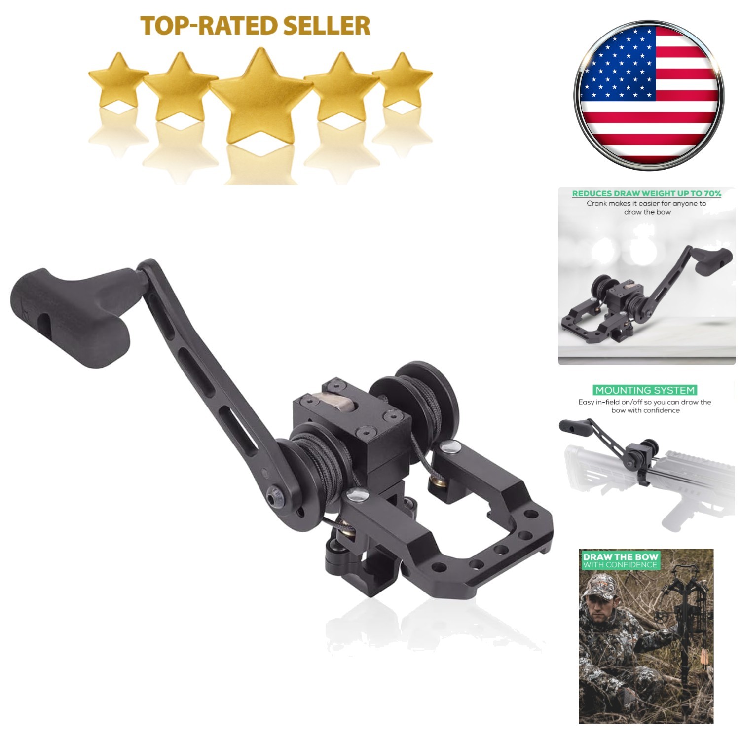 Ambidextrous Crossbow Cocking Device-