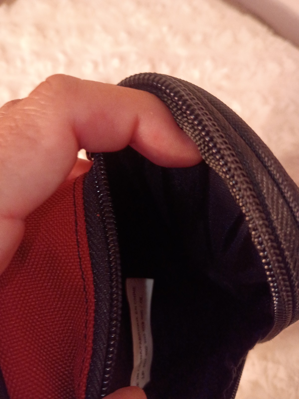 Lowepro Z20 Camera Case Pouch Red & Black Padded Pouch Belt Loop NO STRAP