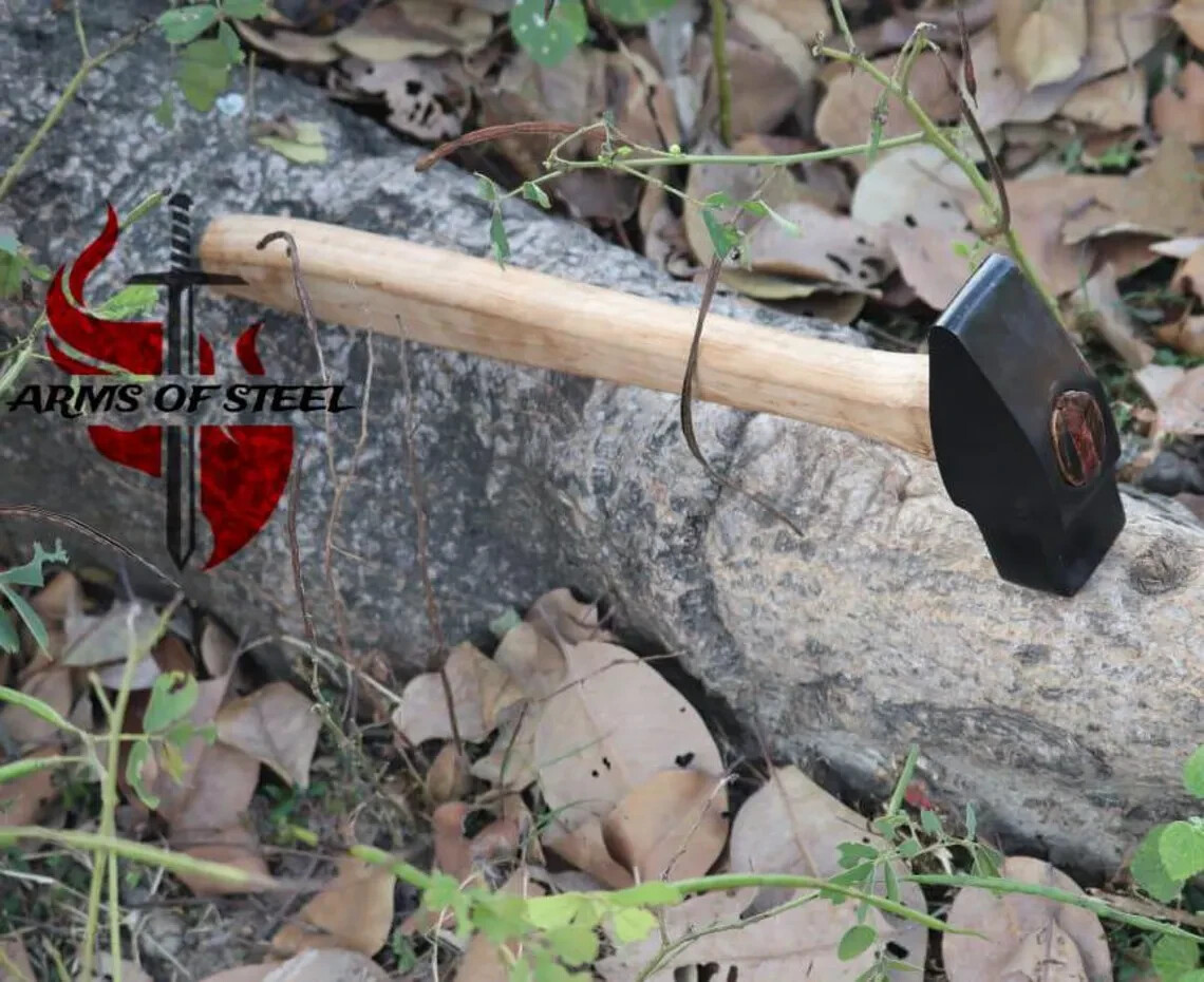 Blacksmith's Square Circle Rounding Hammer Forged