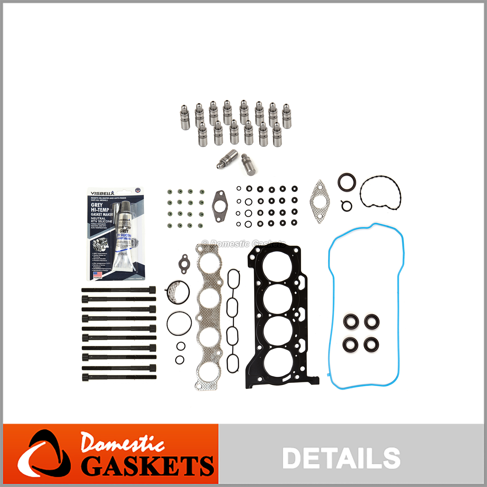 Head Gasket Set Bolts Lifters Fit 10-13 Lexus CT200H Toyota Prius 1.8L