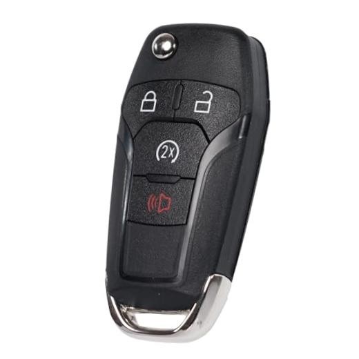 Flip Key Fob Shell Case Replacement Fits for Ford F150 F250 F350 F-150 F-250