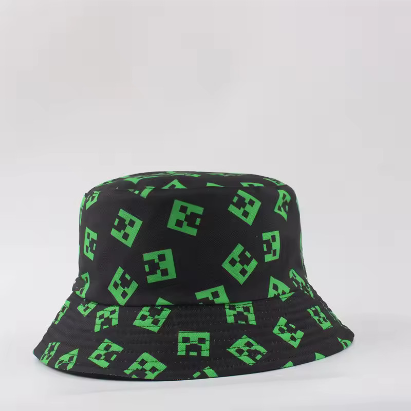 Minecraft Bucket Hat Summer Fisherman Caps Hats Beach Boys And Girls Kids
