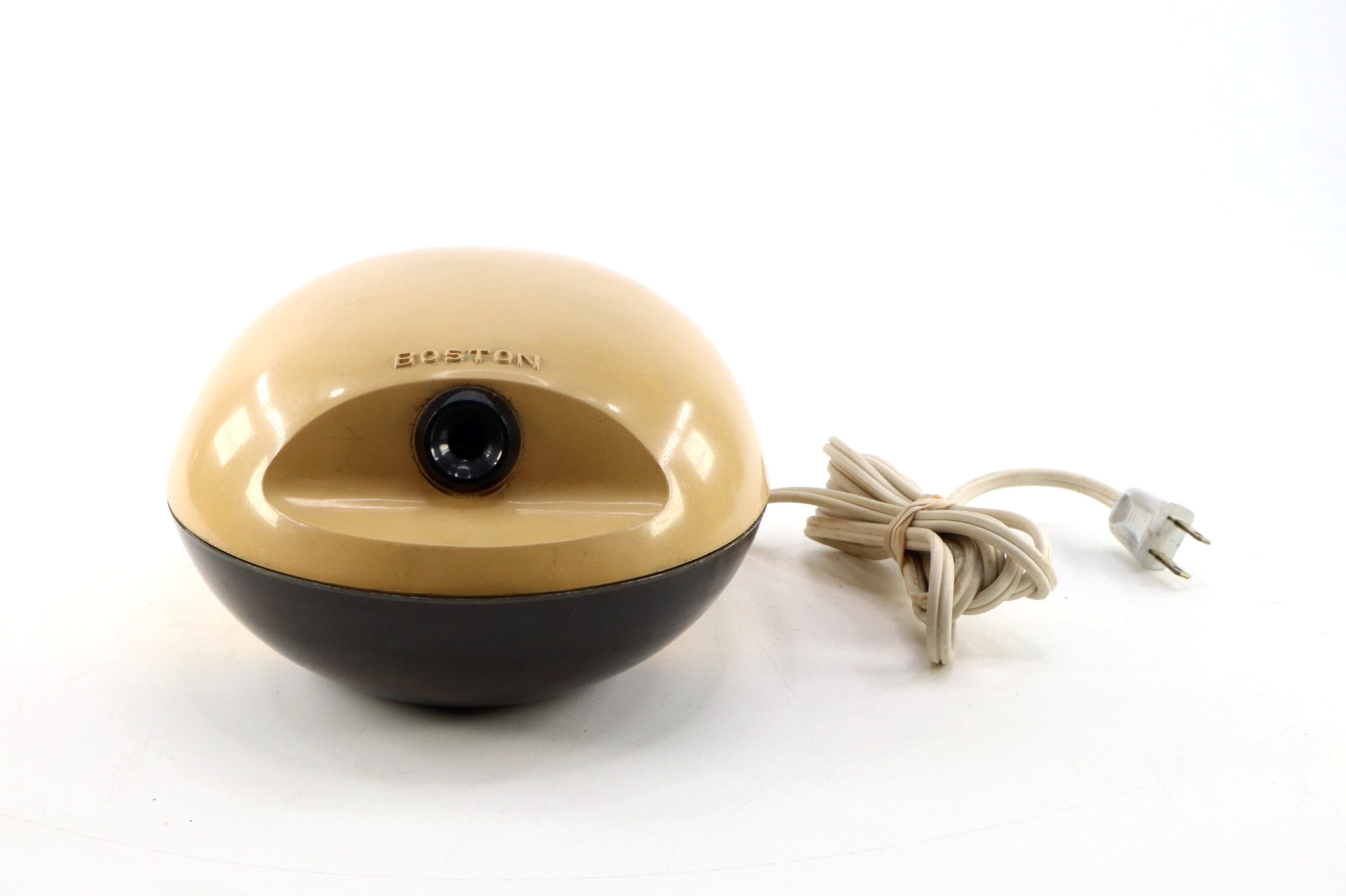 Vintage Boston Model 16 Egg Shaped Electric Pencil Sharpener White